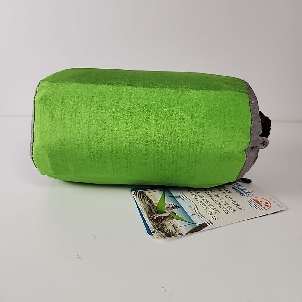 Cascade Oasis 2 Person Lightweight Nylon Travel Hammock With Straps Storage Bag - Picture 9 of 12
